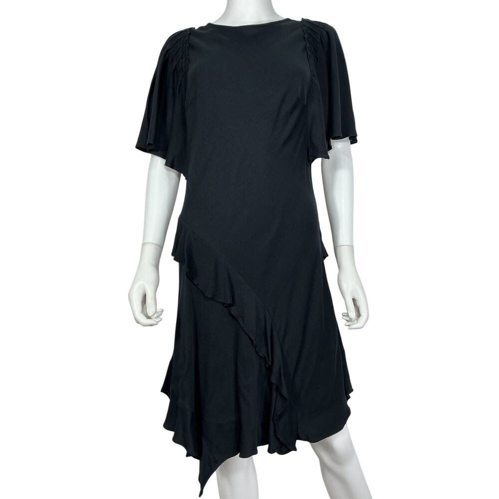 Free People Black Butterfly Back Mini Dress - Picture 2 of 4